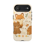 Forest Friends iPhone Case — Fox, Bear & Bunny Design. with MagSafe - Shamo's