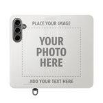 Personalized Flip Wallet Phone Case – Custom Photo & Text Wallet Cover