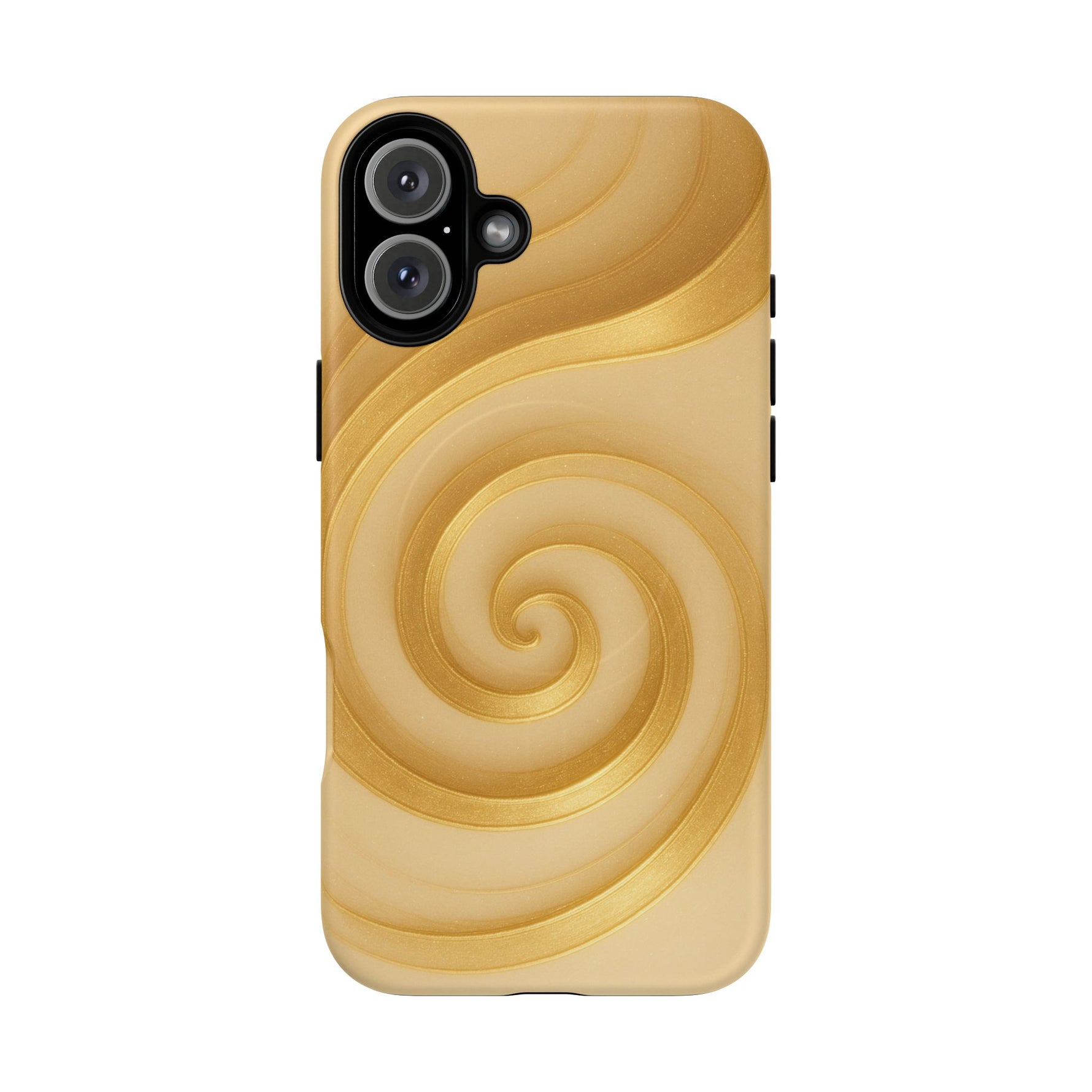 Luxury Series Swirl Gold iPhone Case compatible with MagSafe - Shamo's