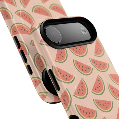 Watermelon Fruit Tough iPhone Case | Compatible with MagSafe