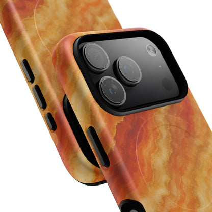 Amber Agate Marble iPhone Case with MagSafe