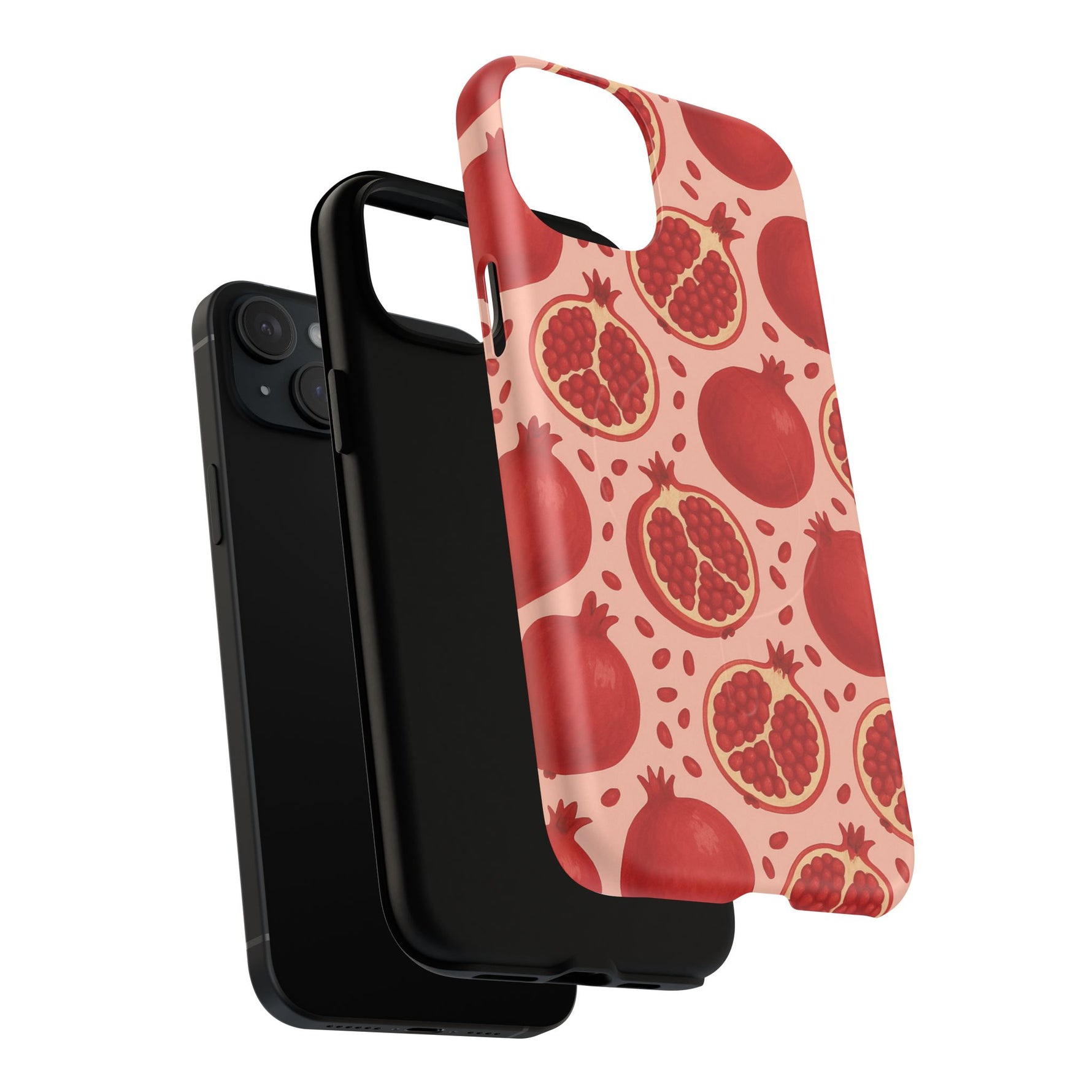 Pomegranate Fruit Tough iPhone Case | MagSafe Compatible - Shamo's