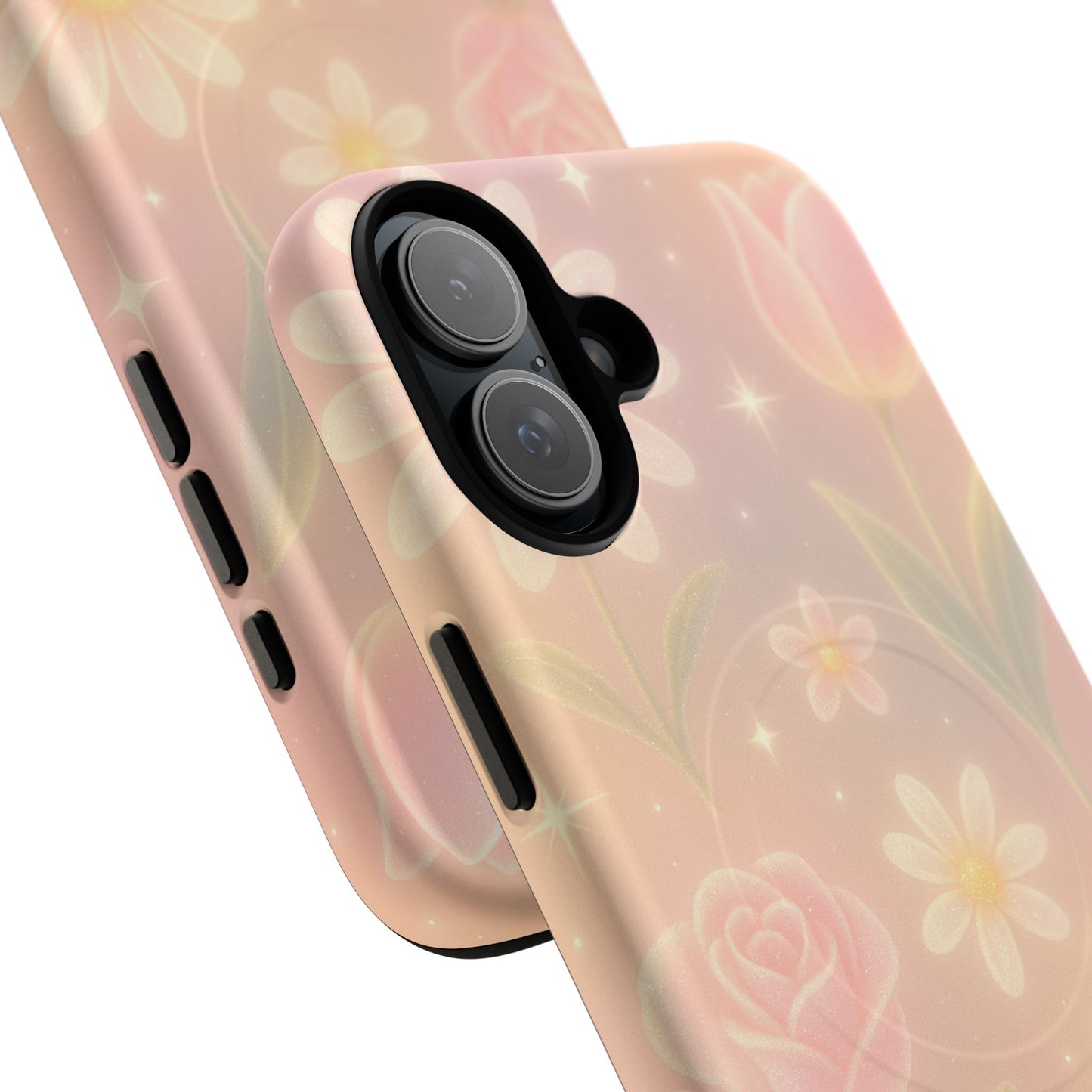 Sparkle Garden Floral iPhone Case with MagSafe