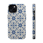 Lisbon Tile – Blue Ornamental MagSafe Phone Case