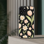 Floral Impact-Resistant Clear iPhone Case - Shamo's