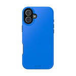 Cobalt Pop Blue Solid Color Impact-Resistant iPhone Case | Slim Shockproof MagSafe-Compatible