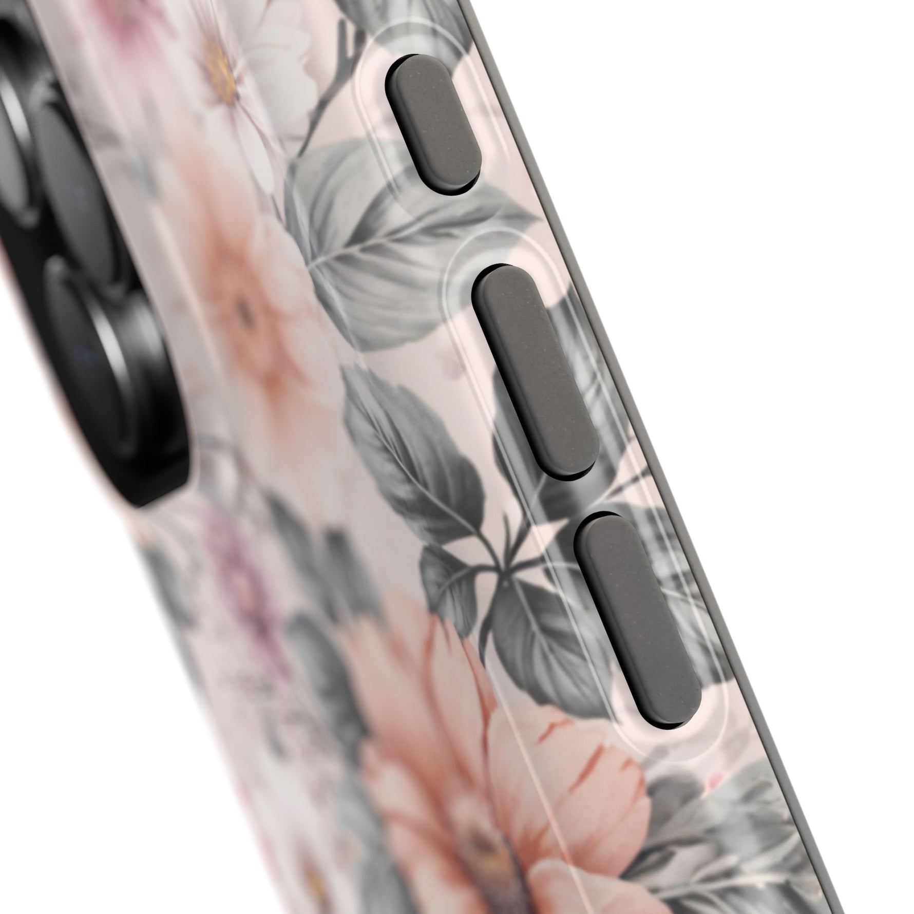 Floral Impact-Resistant Magnetic Phone Case