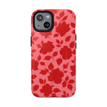 Red Floral Love iPhone Case (MagSafe compatible)  Shamo's iPhone 14 / Glossy