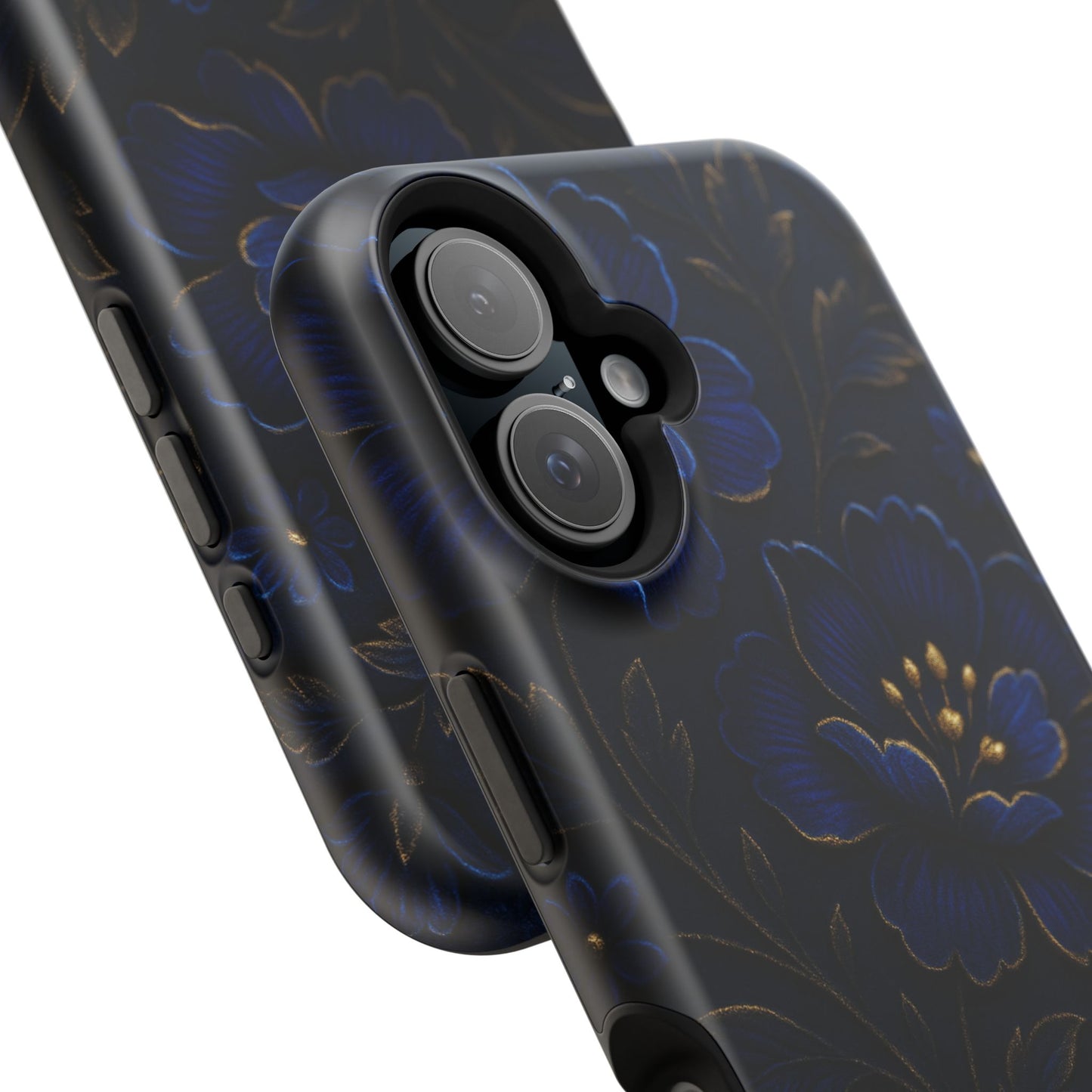 3D Velvet Night Flower iPhone Case | MagSafe