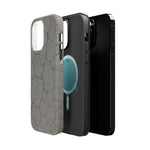 Cracked Concrete Texture iPhone Case with MagSafe compatibility  Shamo's