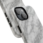 Silver Mist Marble iPhone Case with MagSafe - Shamo's