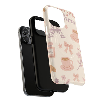 Chic Parisian iPhone Case - with Eiffel Tower Design | MagSafe