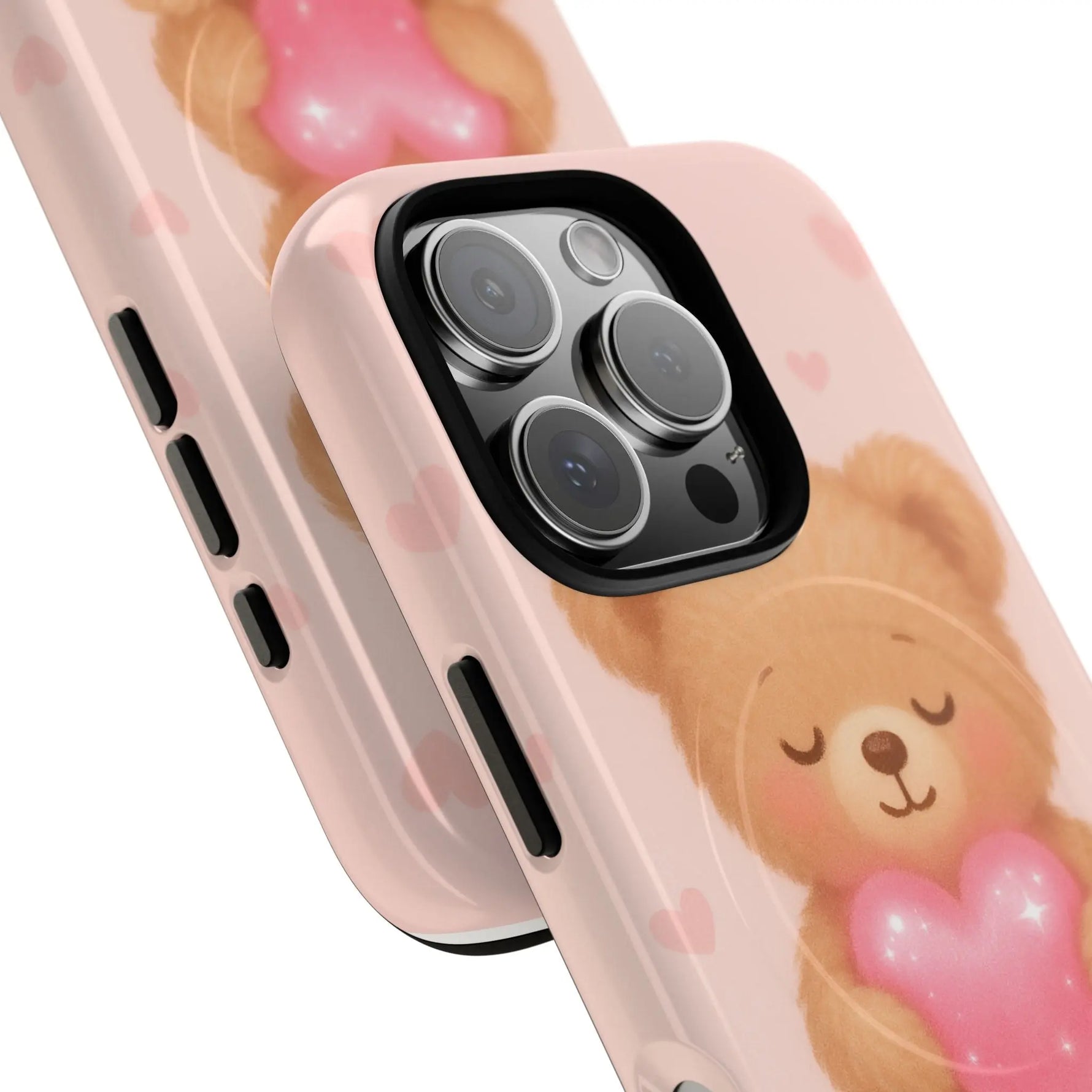 Heart Hug Teddy Bear iPhone Case – with MagSafe  Shamo's