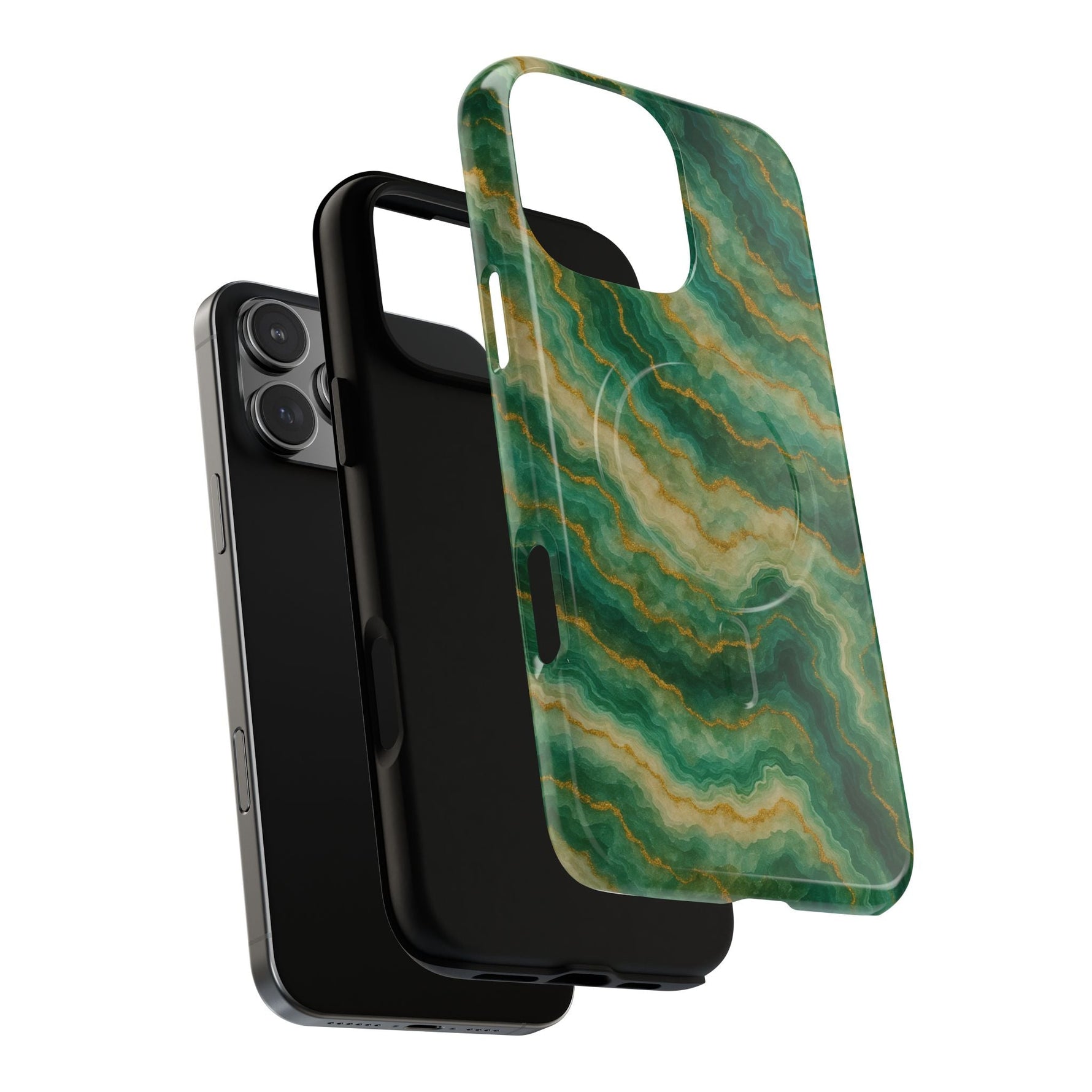 Green Marble iPhone Case with MagSafe  Shamo's