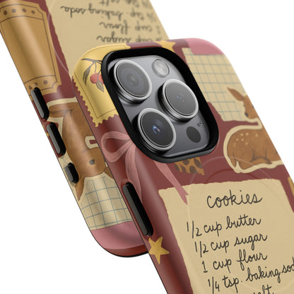 Holiday Receipt Stamps iPhone Case with MagSafe Compatibility