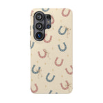 Prairie Horseshoes MagSafe Phone Case, glossy Samsung Galaxy S26 Ultra, rear view