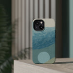 “Calm Over Chaos” Abstract Ocean Wave iPhone Case | MagSafe Compatible  Shamo's