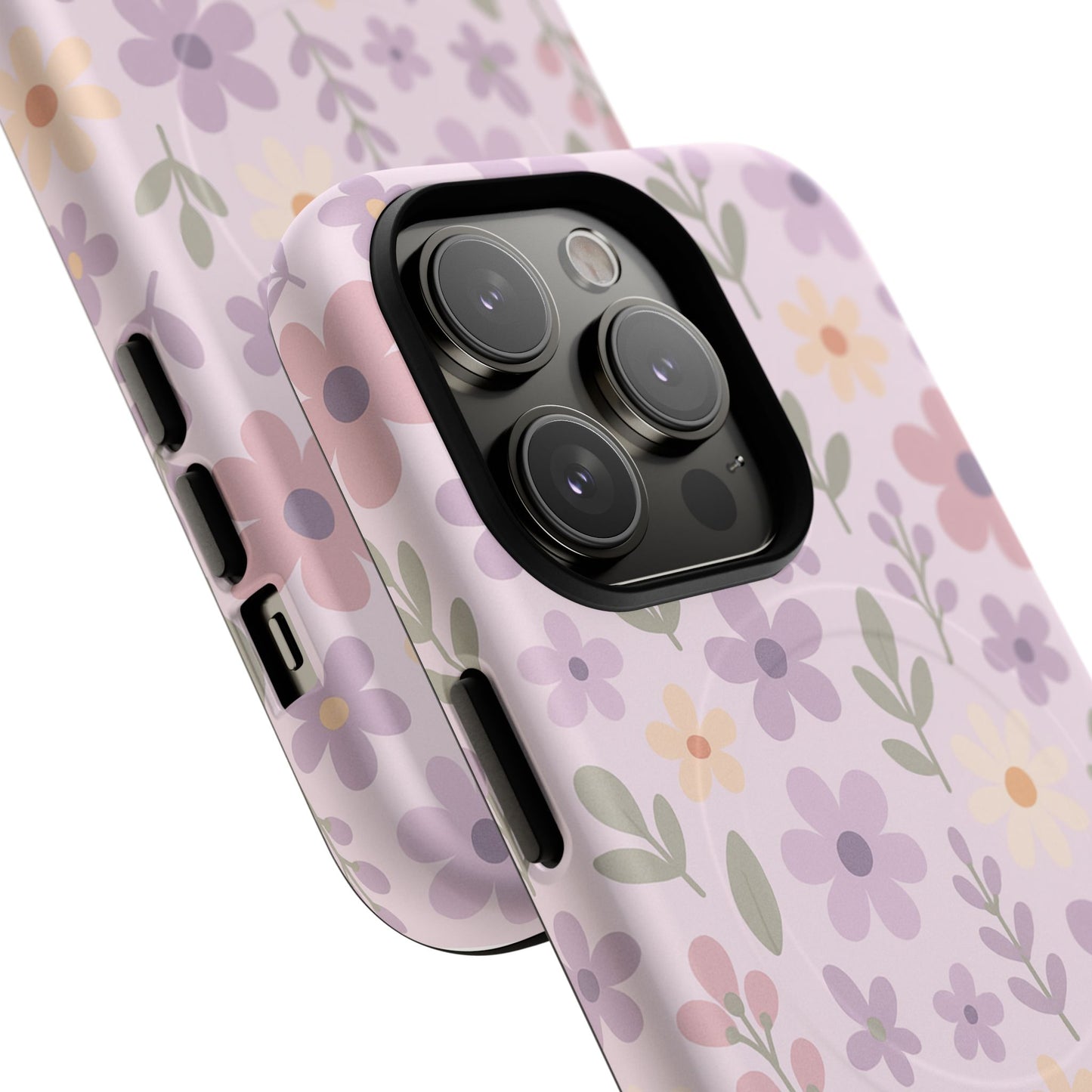 Floral Magnetic | Compatible with MagSafe Phone Case - Stylish and Durable Protection