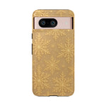 Golden Snowflake Holiday iPhone Case  Shamo's Google Pixel 8 / Glossy