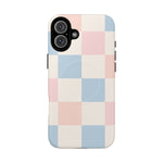Pastel Checkerboard Pattern iPhone Cases - MagSafe - Shamo's