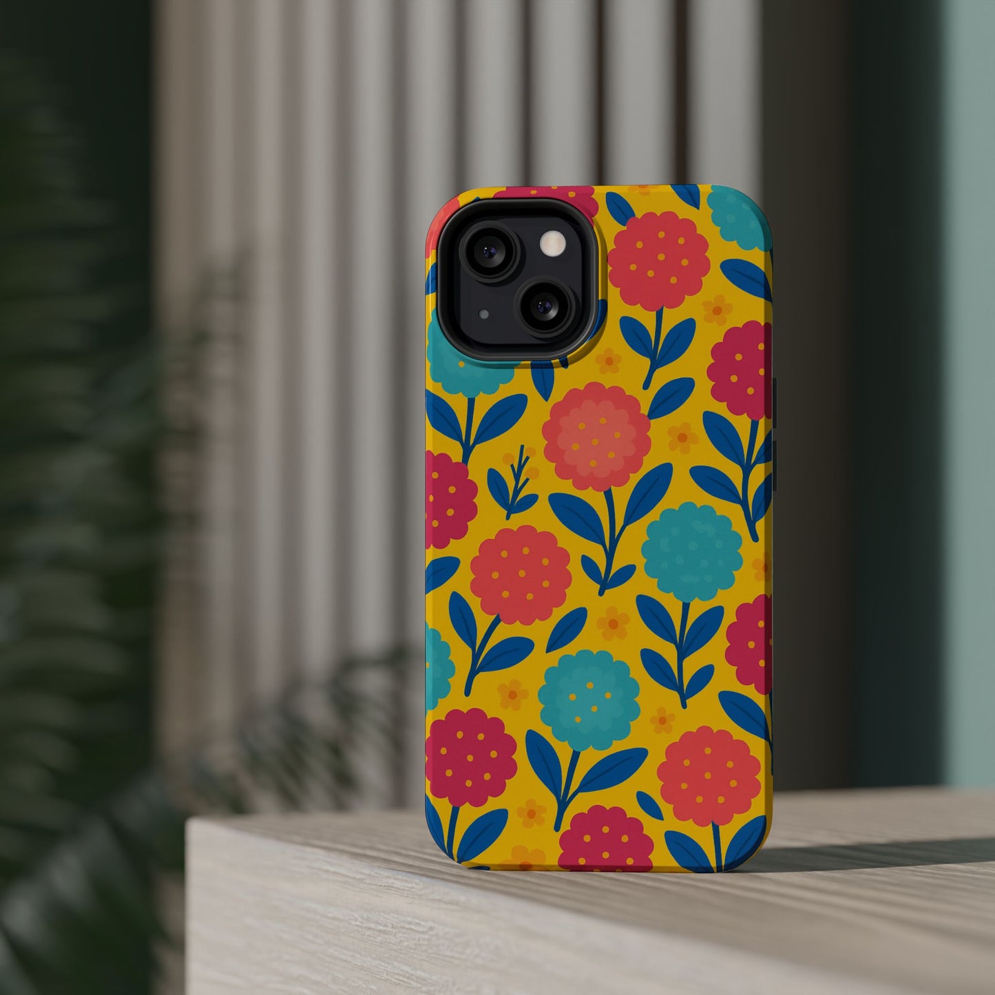 Vibrant Floral MagSafe Phone Case