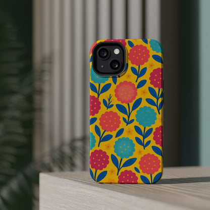 Vibrant Floral MagSafe Phone Case
