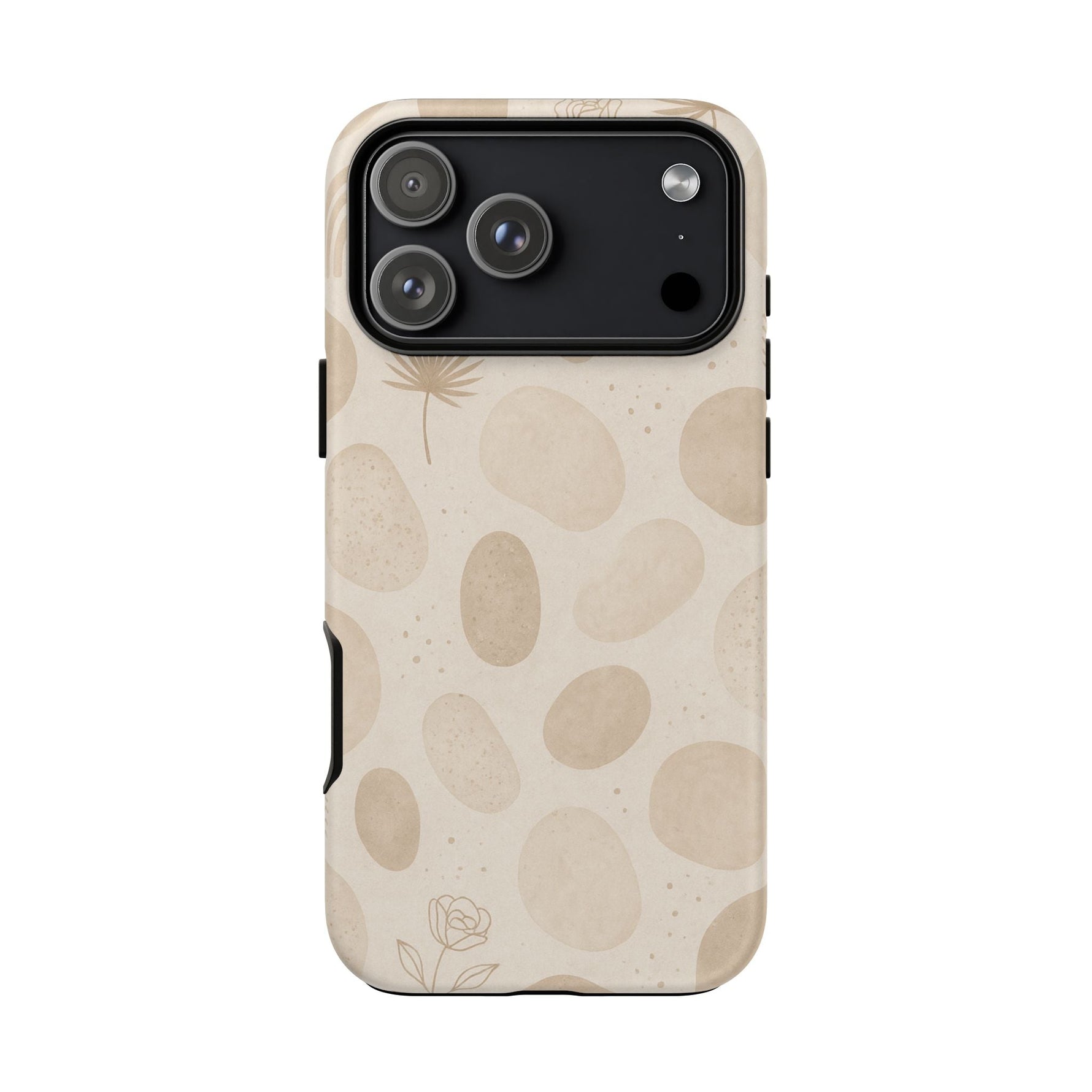 Neutral Pebble Pattern Tough iPhone Case  Shamo's iPhone 17 Pro Max / Matte