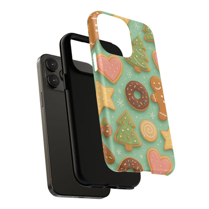 Holiday Cookie Pattern iPhone Case — MagSafe compatible