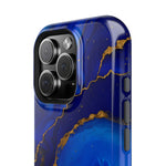 Blue Gold Marble Phone Case  Shamo's