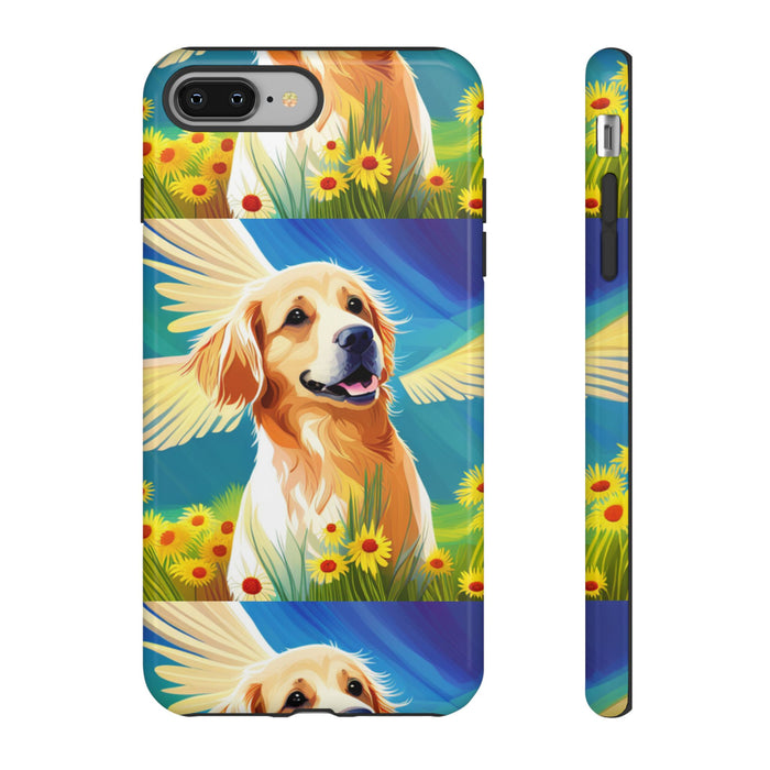 Tough Cases Golden Retriever with Wings Phone case