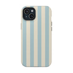 Blue Strips Pattern iPhone Case Compatible with MagSafe - Shamo's