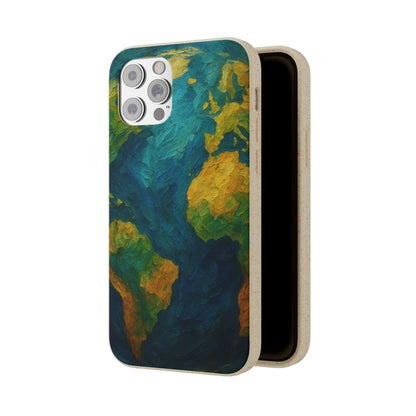 Biodegradable Phone Case — Earth Illustration Eco-Friendly Case  Shamo's