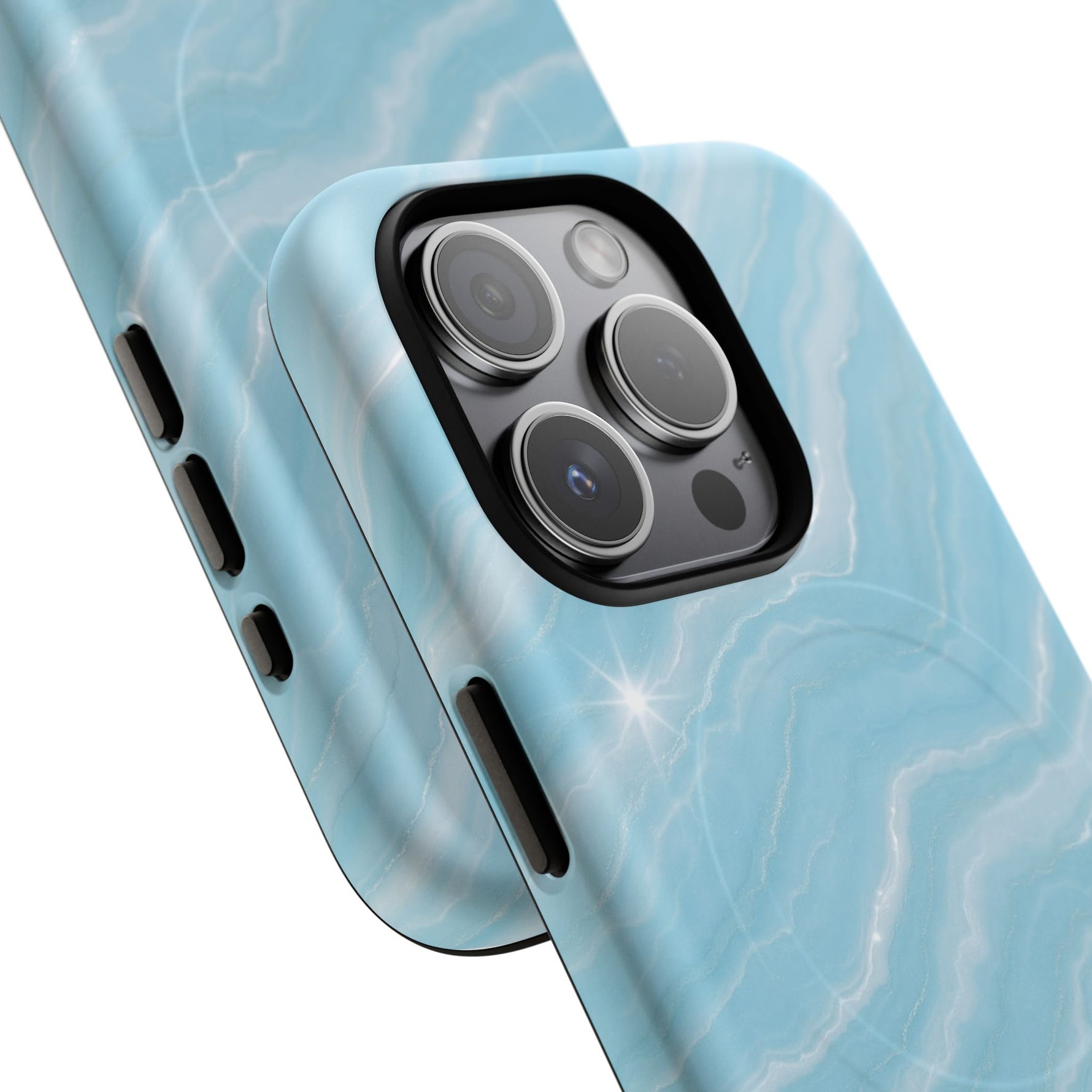 Sky Glow Marble iPhone Case with MagSafe - Shamo's