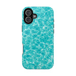 Turquoise Tide Crystal Clear Water MagSafe Phone Case – Tropical Aqua Ocean Ripple Protective Cover