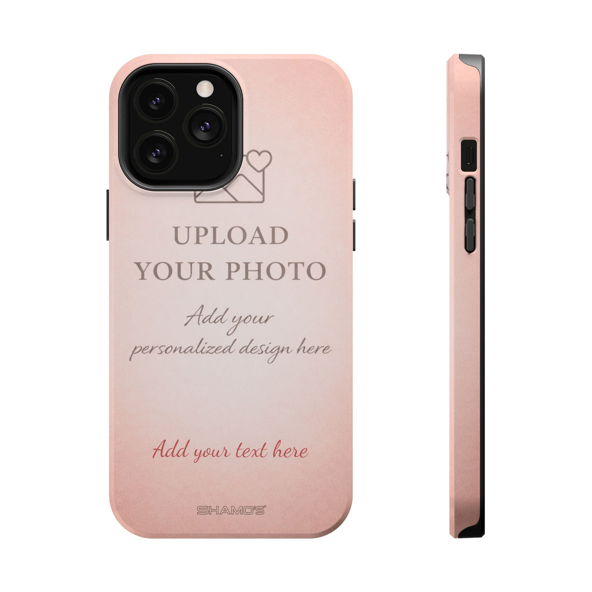 Personalizable iPhone Case | Add Your Own Photo and Text | MagSafe Compatible
