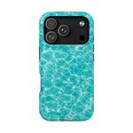Turquoise Tide Crystal Clear Water MagSafe Phone Case – Tropical Aqua Ocean Ripple Protective Cover