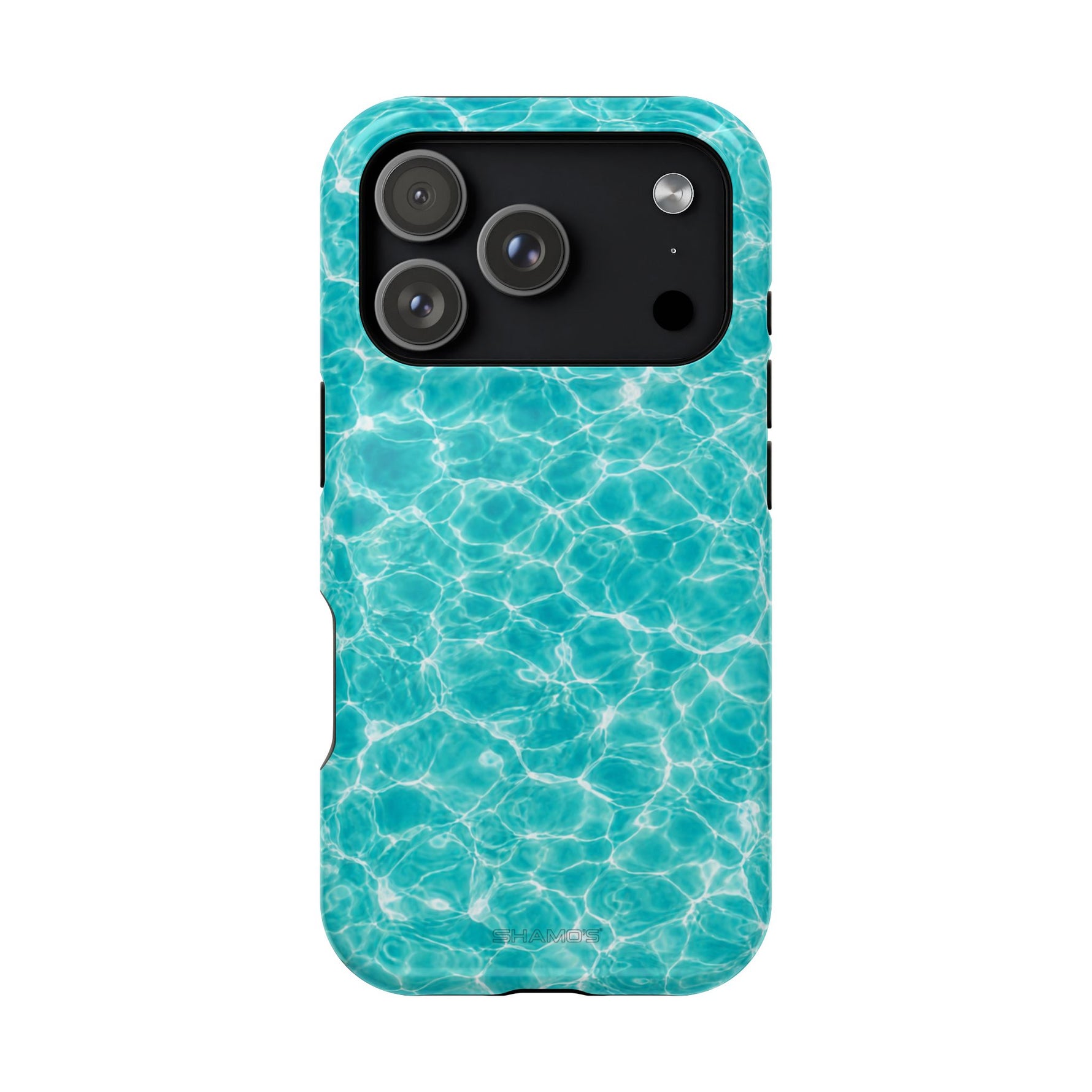 Turquoise Tide Crystal Clear Water MagSafe Phone Case – Tropical Aqua Ocean Ripple Protective Cover