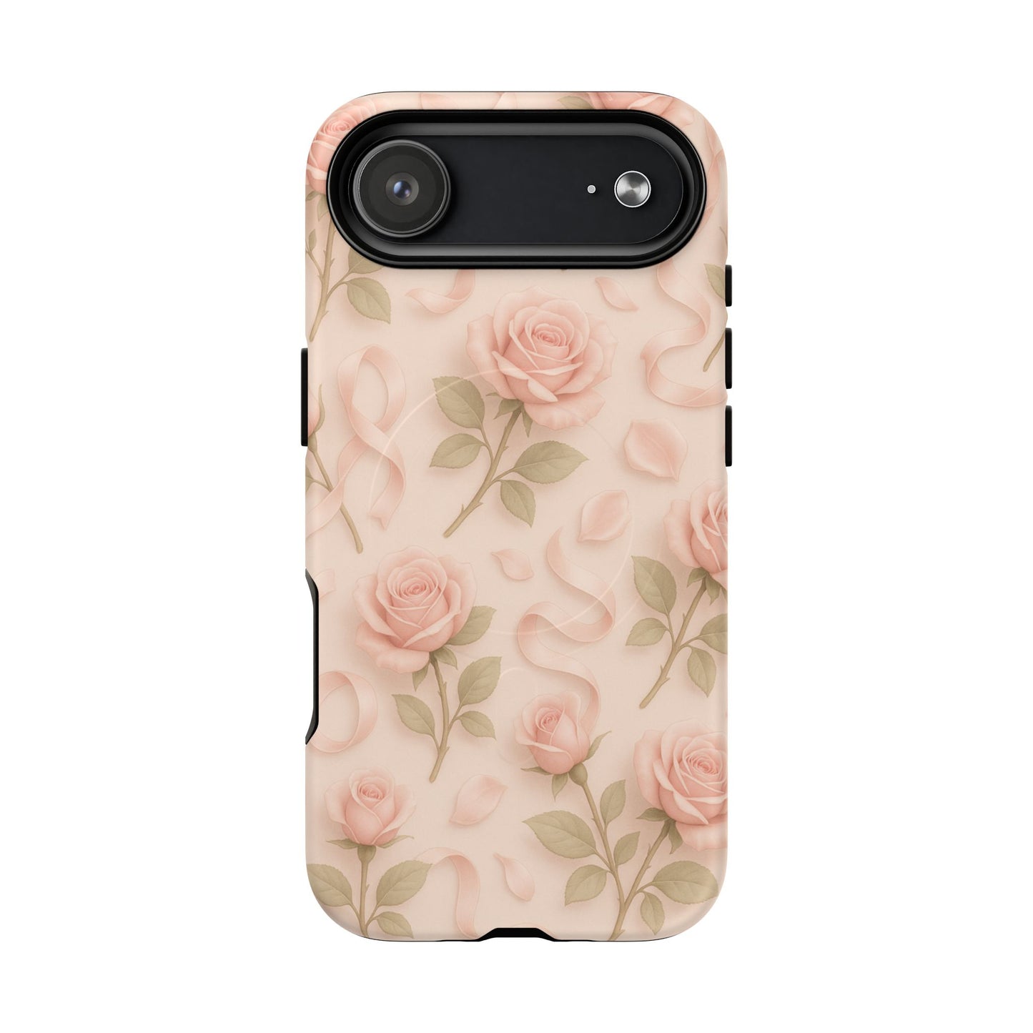 Blush Roses and Ribbons 3D iPhone Case | MagSafe