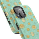 Cookie & Coffee Pattern Tough iPhone Case — Impact-Resistant  Shamo's