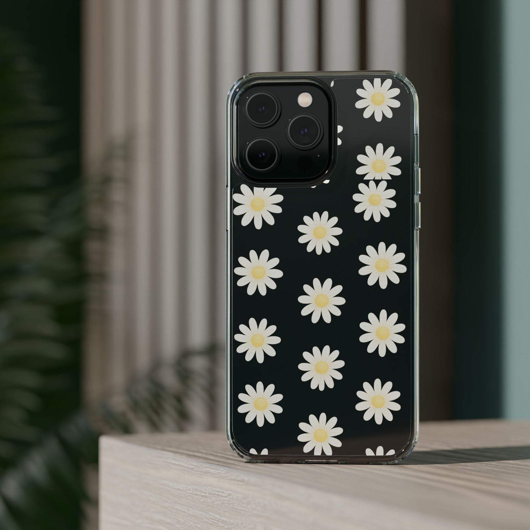 Daisy Floral Clear iPhone Case  Shamo's