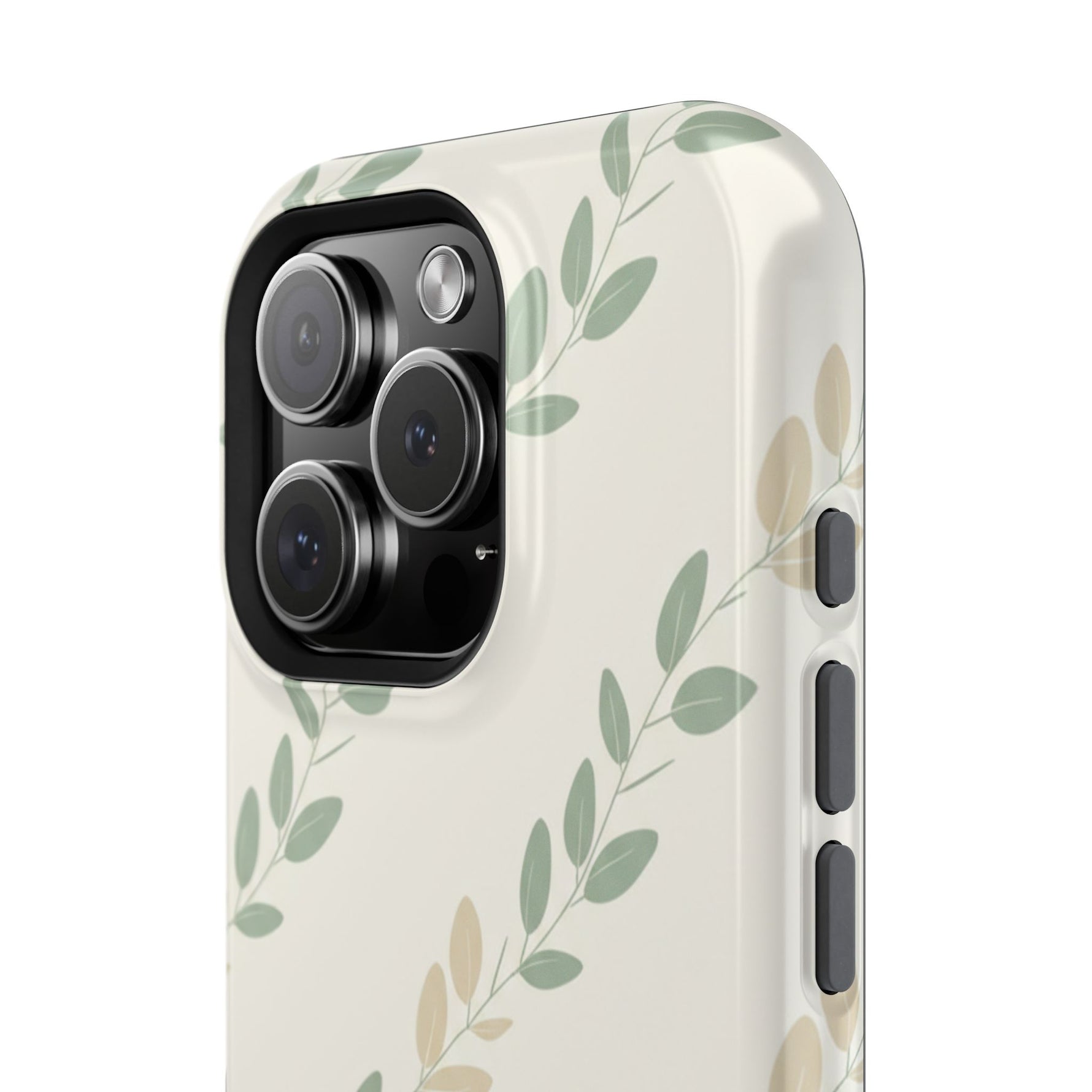 Eucalyptus Floral Laurel Magnetic Impact-Resistant Phone Case with MagSafe - iPhone 17 / Glossy - Shamo's