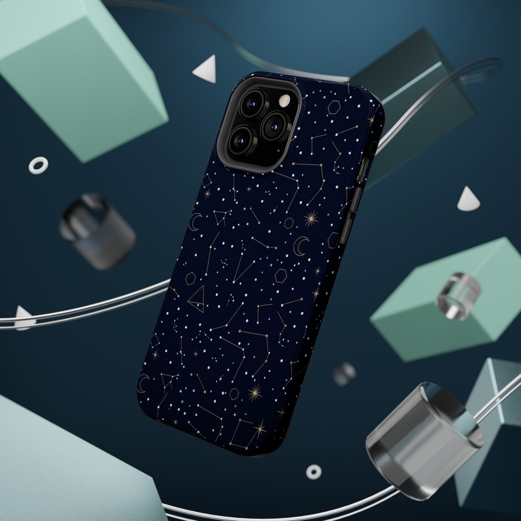 Constellation Night Magnetic Impact-Resistant Phone Case with MagSafe