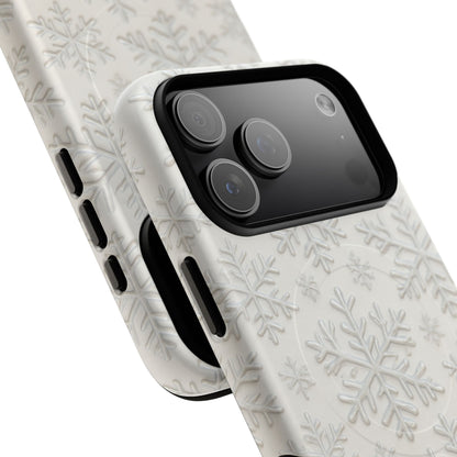 Snowflake Texture iPhone Case compatible with MagSafe
