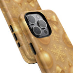 Holiday Gold Ornament iPhone Case | Compatible with MagSafe - Shamo's