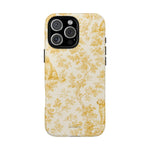 Golden Retriever Pattern Phone Case — Impact Resistant Tough Cases