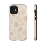 Neutral Pebble Pattern Tough iPhone Case  Shamo's iPhone 12 Mini / Glossy