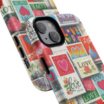 Vintage Romantic Love Stamp iPhone Case | Tough Protection + MagSafe  Shamo's