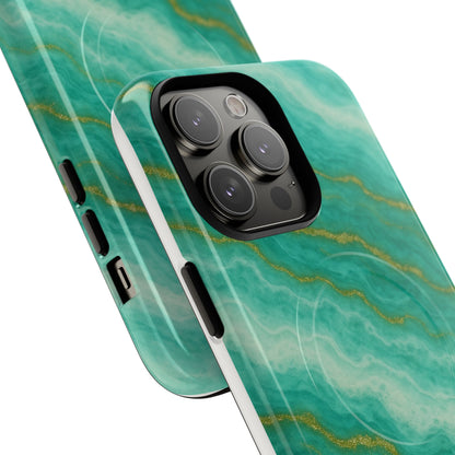 Ocean Marble Flow iPhone Case with MagSafe