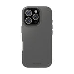 Charcoal Ink Black Solid Color Impact-Resistant iPhone Case | Slim Shockproof Magsafe-Compatible