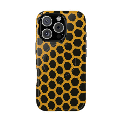 Stylish Leopard Pattern Magnetic iPhone Case | Compatible with MagSafe